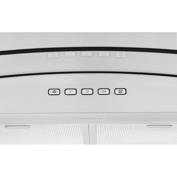 36 in. Convertible Wall-Mounted Range Hood in Stainless Steel