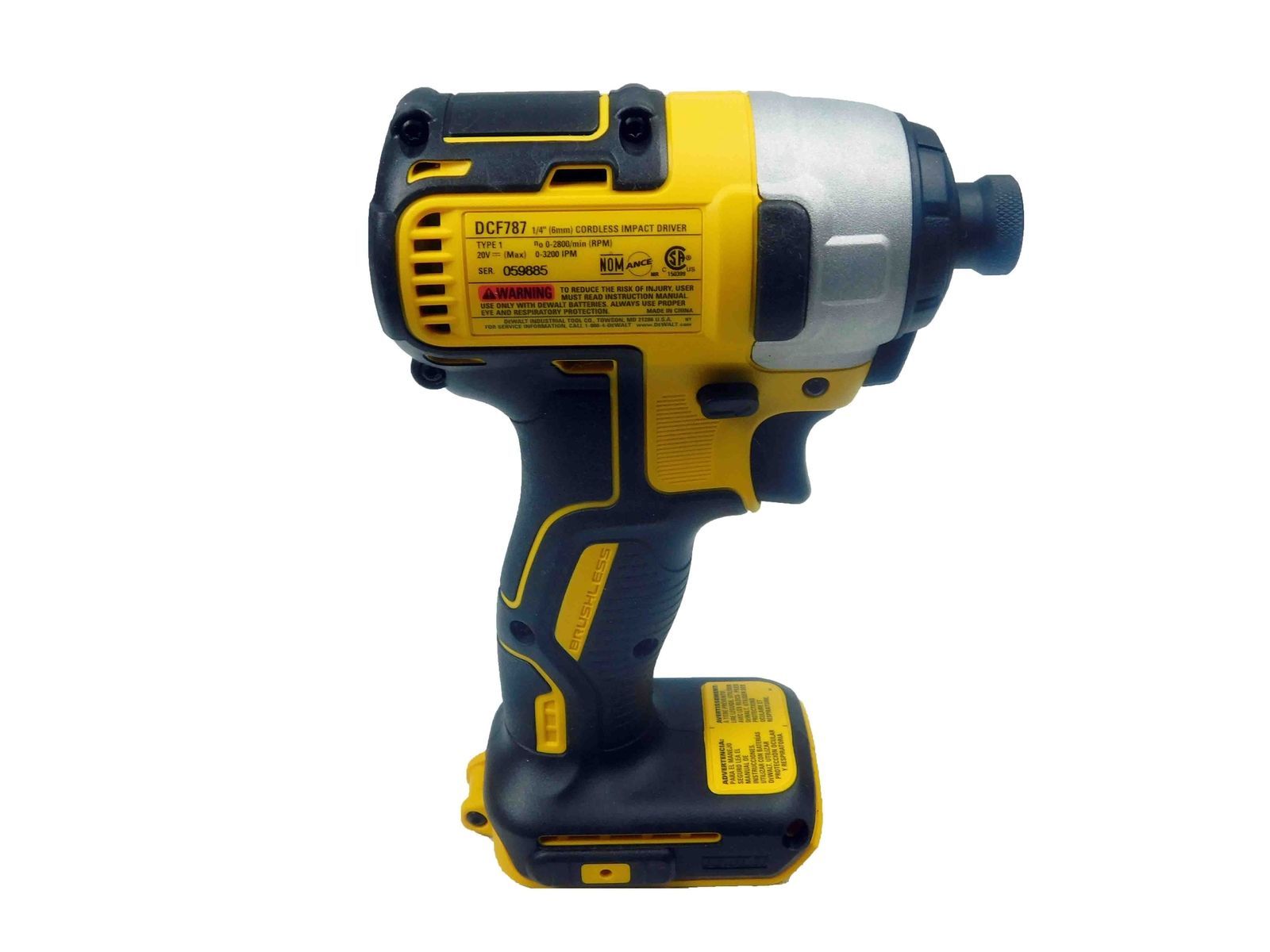 DeWALT Max 20V Brushless Cordless Impact Driver DCF787B (Bare Tool)