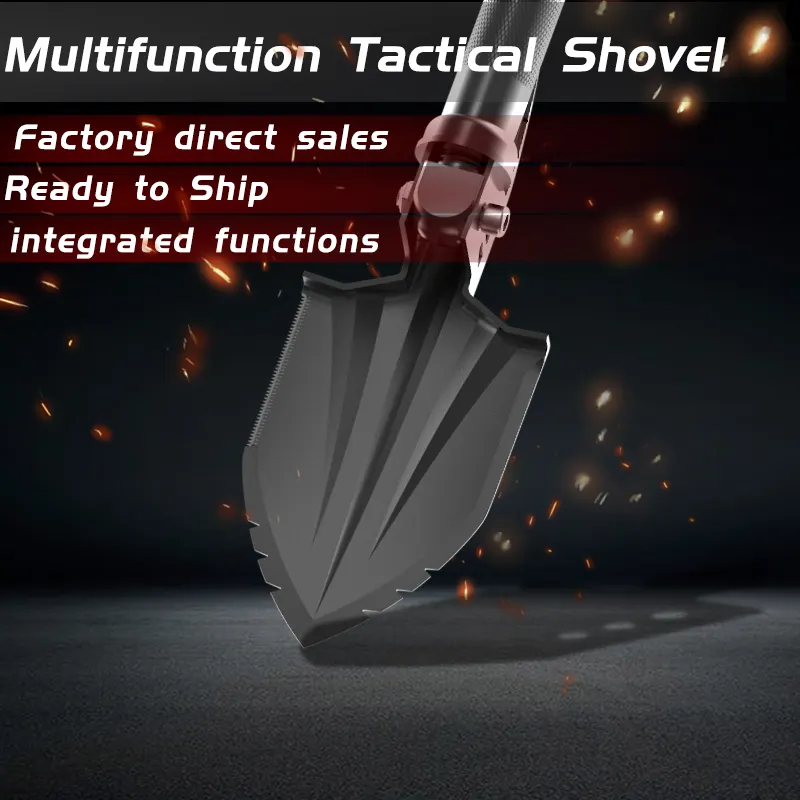 Multi tool Survival Portable Folding Camping Tactical Shovel