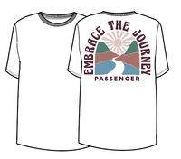 Embrace The Journey Recycled Cotton T-Shirt - White