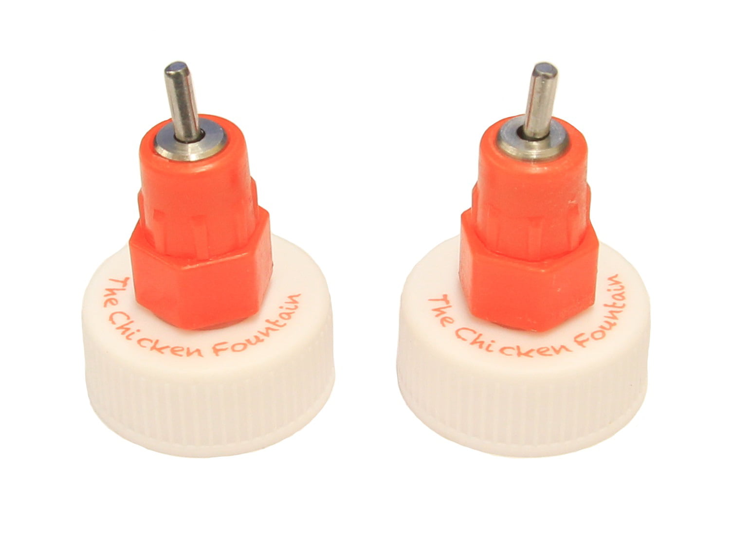 The Chicken Fountain Brooder Bottle Cap， 1 Pack (2 Caps)