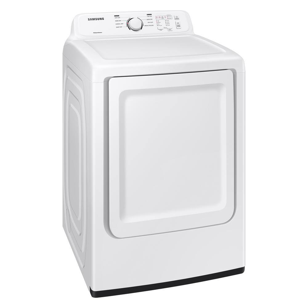  7.2 cu. ft. Vented Electric Dryer with Sensor Dry in White DVE41A3000W