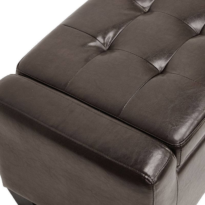 Baxton Studio Manchester Ottoman