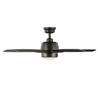 Home Decorators Collection Fawndale 46 in. Indoor Integrated LED Bronze Ceiling Fan with Light Kit 5 Reversible Blades and Remote Control 52021