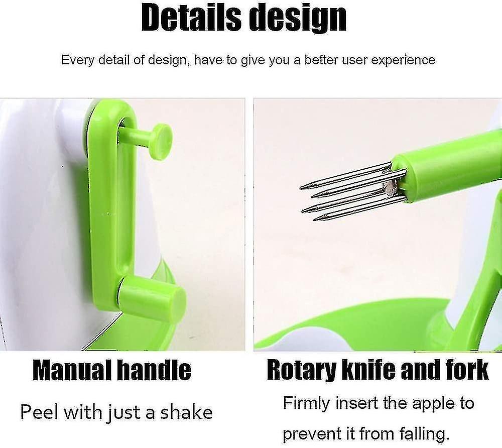 Fruit Peeler Rapid Manual Set With Slicer Apple Pear Peeling Machine