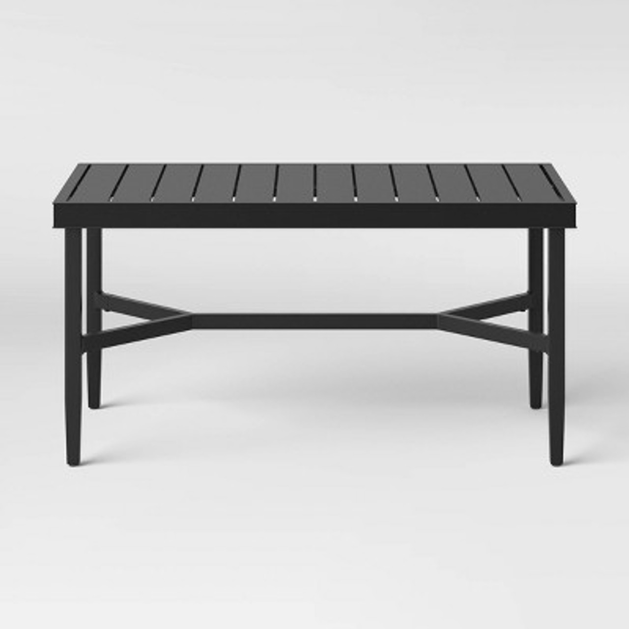 Searsburg Aluminum Slat Top Coffee Table - Black - Threshold™