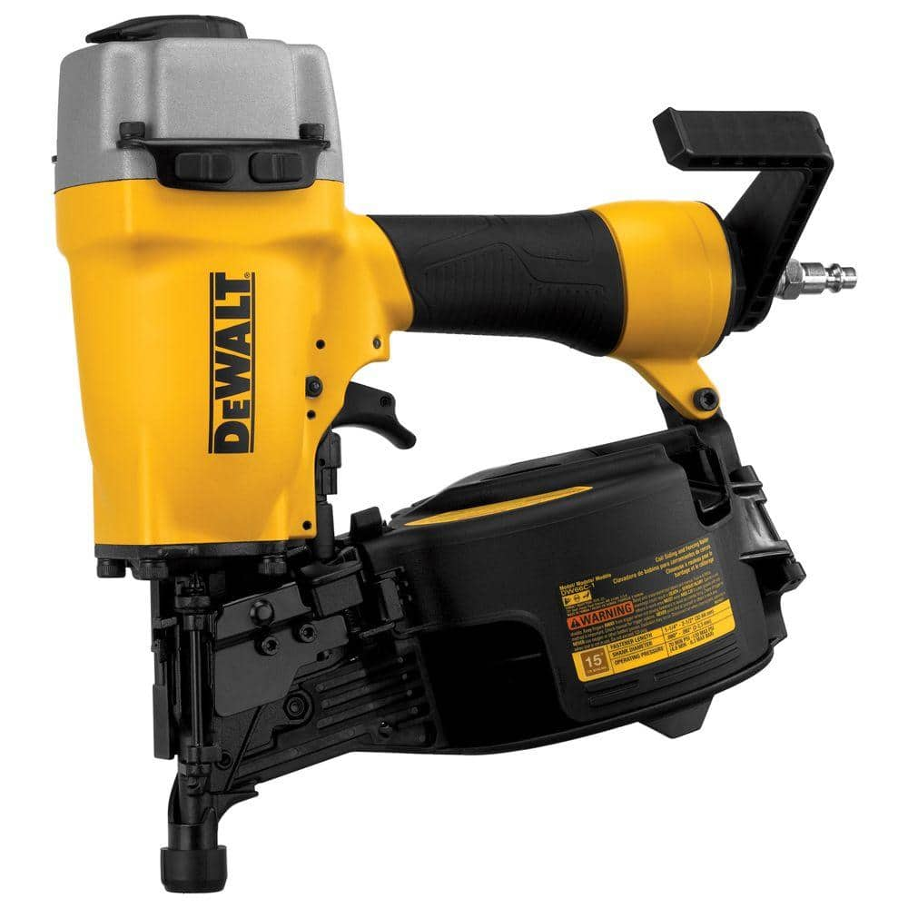 DEWALT Pneumatic 15-Degree Coil Siding Nailer DW66C-1