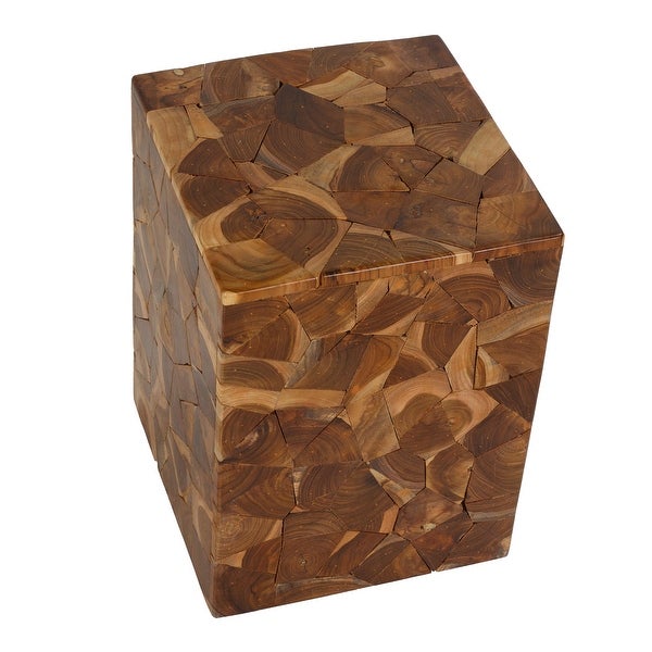 Bare Decor Puzzle Accent Table in Teak