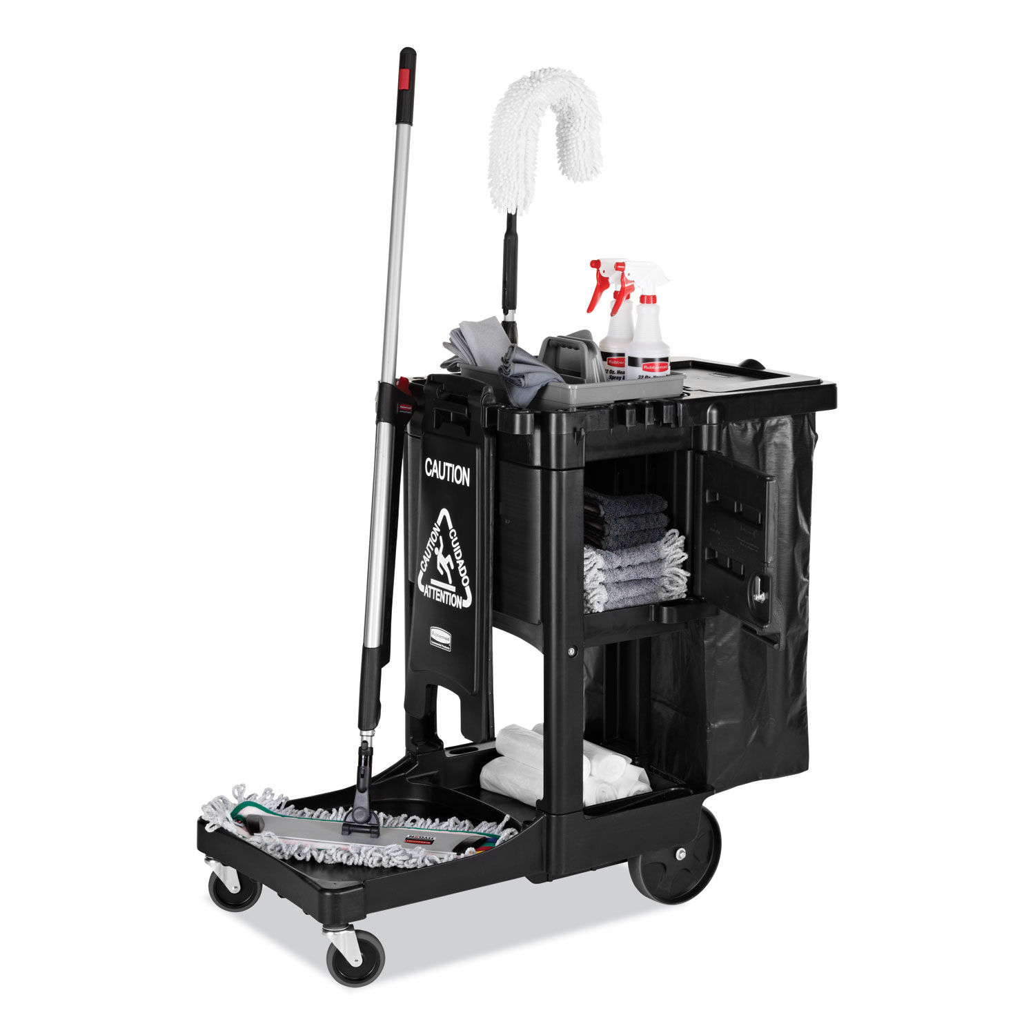 Executive Janitorial Cleaning Cart by Rubbermaidandreg; Commercial RCP1861430