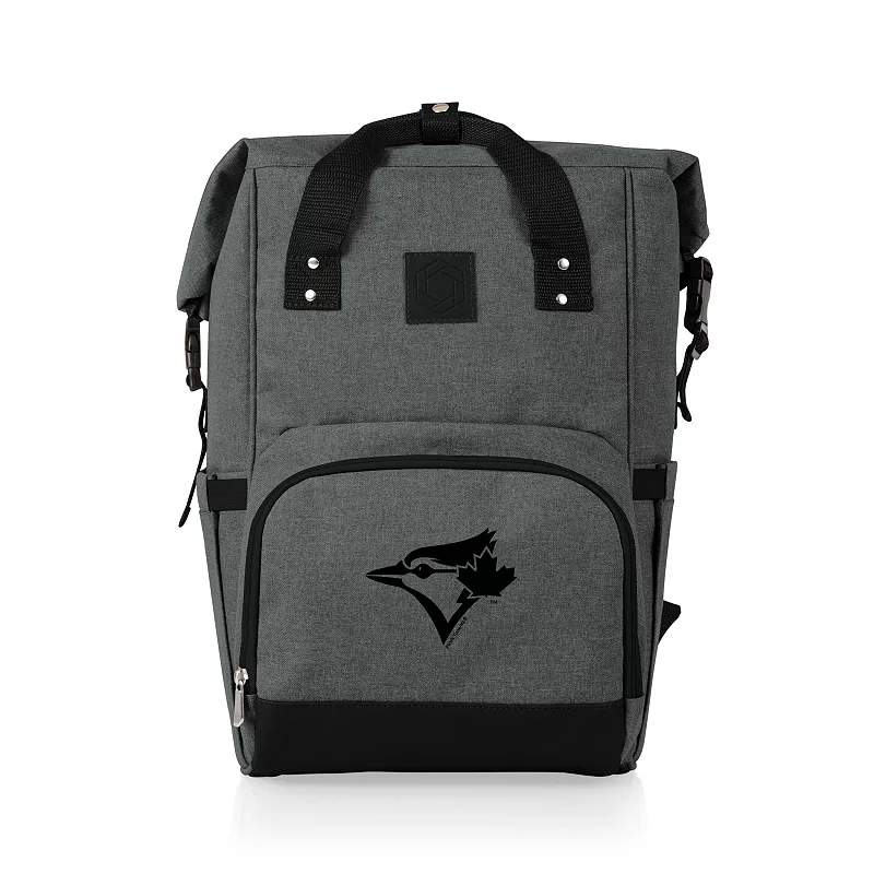 Picnic Time Toronto Blue Jays On The Go Roll-Top Cooler Backpack