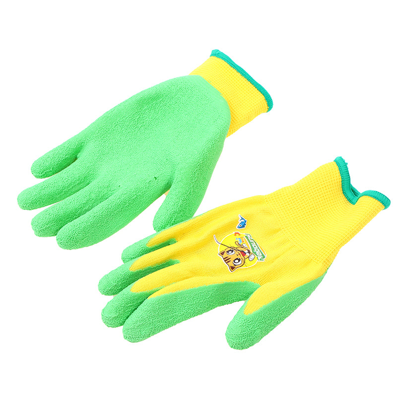 Kids /Junior Garden Safety Rubber Coated Gloves DIY Age from Year 6 to Year 12