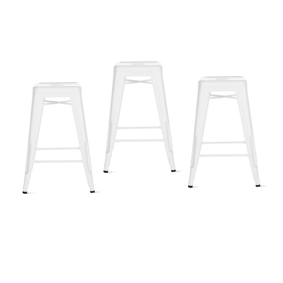 Metal Backless Stool 30