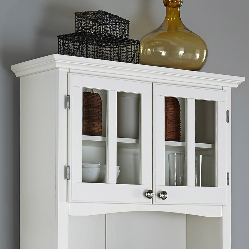 Homestyles Buffet Of Buffets Off White Wood Buffet with Hutch   31\