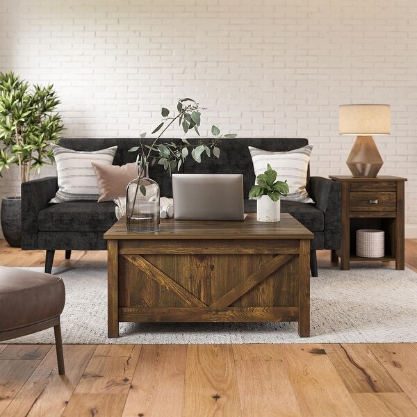 Avenue Greene Becken Ridge Lift-Top Coffee Table