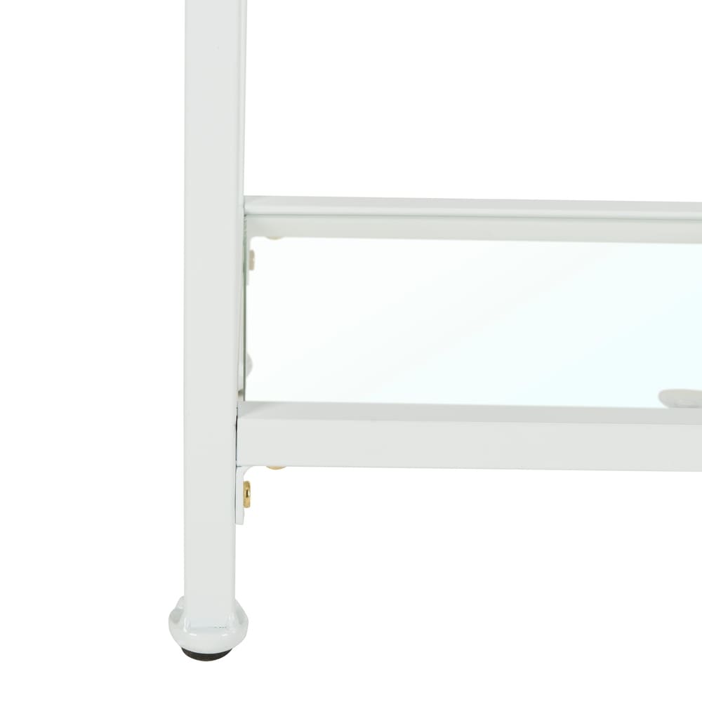 SAFAVIEH Slater 4 Tier White Etagere   36\