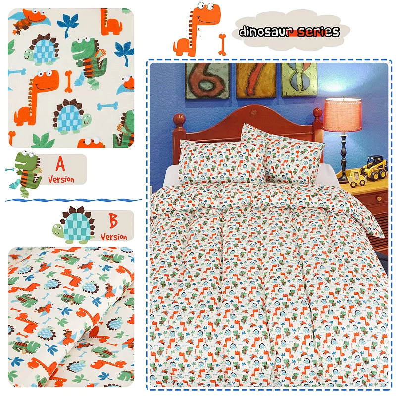 Polyester Microfiber  3 Piece Kids Duvet Cover  Bedding Set Queen