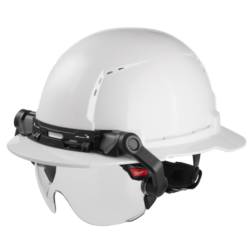 Milwaukee BOLT Eye Visor Clear Dual Coat Lens Compatible with Milwaukee Safety Helmets and Hard Hats