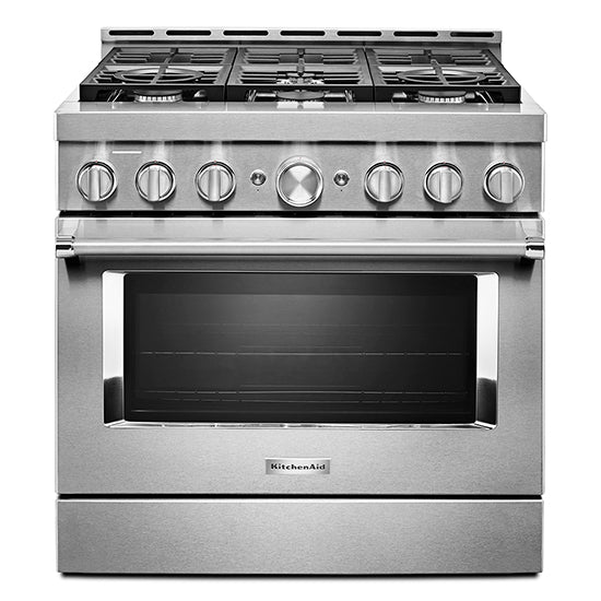 KitchenAid 363939 CommercialStyle Gas Range Stainless Steel KFGC506JSS