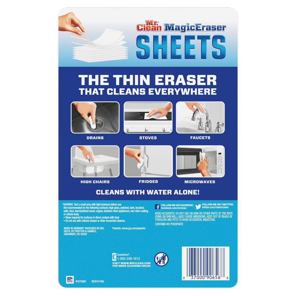 Mr. Clean Thin Sheets Magic Eraser Scouring Sponge (16-Count) (3-Pack) 079168938795