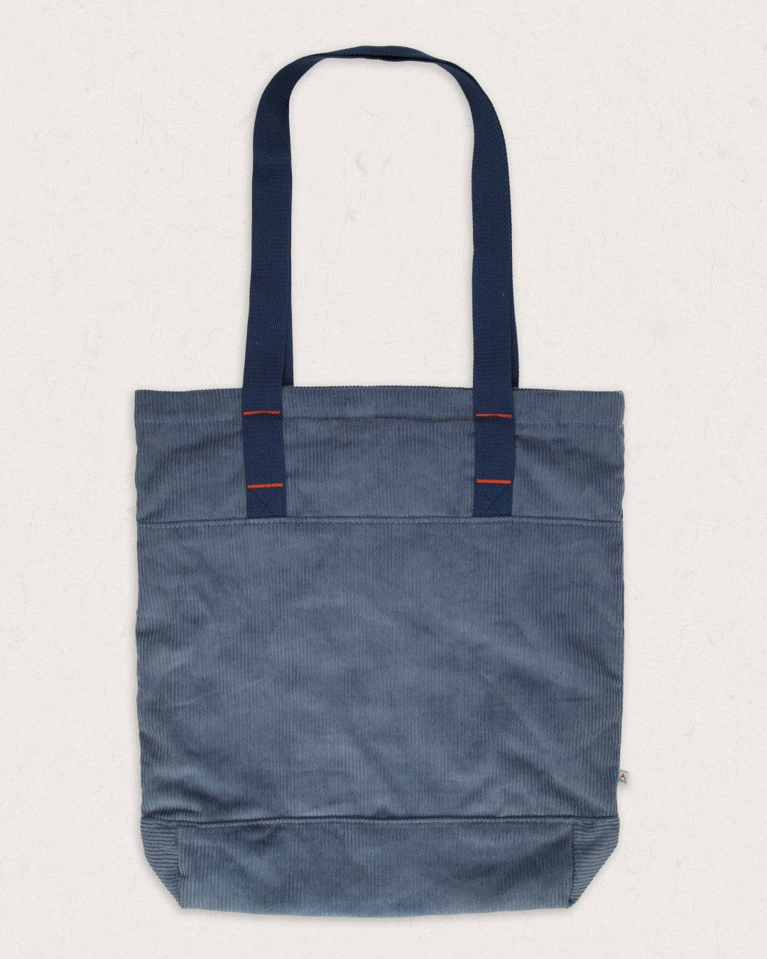 Evergreen Recycled Cord Tote Bag - Stone Blue