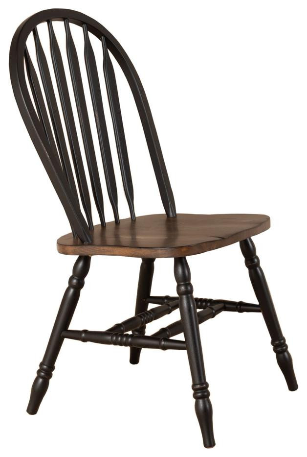 Windsor Side Chair  Black   Contemporary   Dining Chairs   by BisonOffice  Houzz