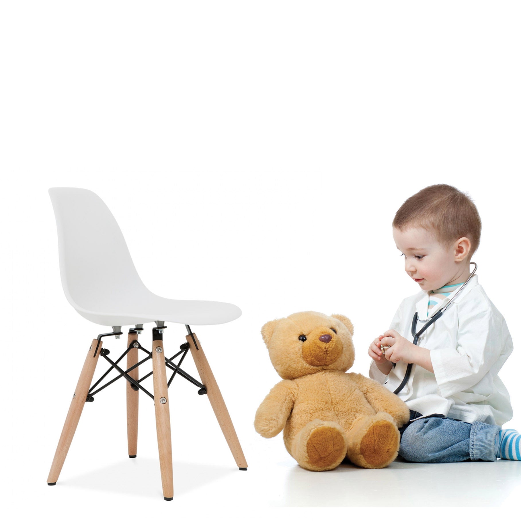 Kids Chair Plastic Pc-0117W-G