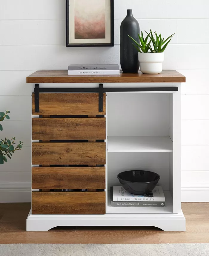 Walker Edison 32 Rustic Farmhouse Tv Stand