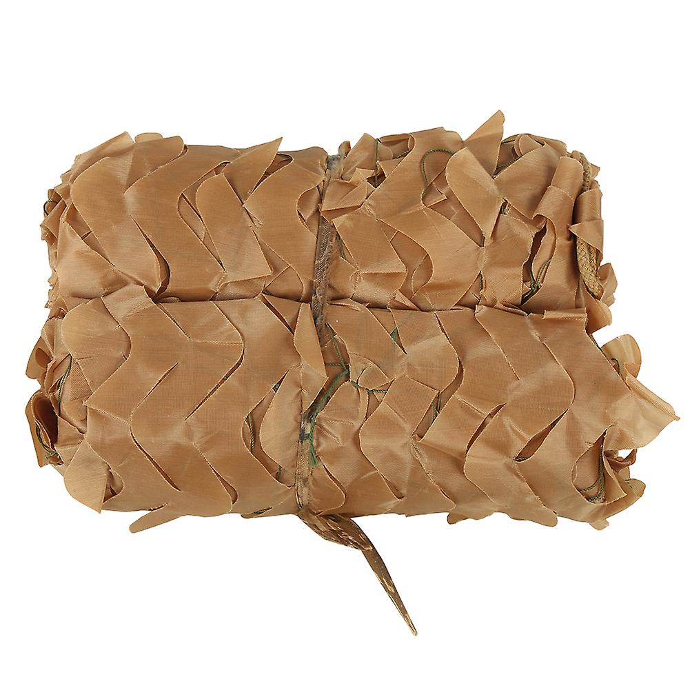 Outdoor Military Camouflage Net Netting For Hunting Shooting Camping Sunscreen Net Shelterbrown 2*4