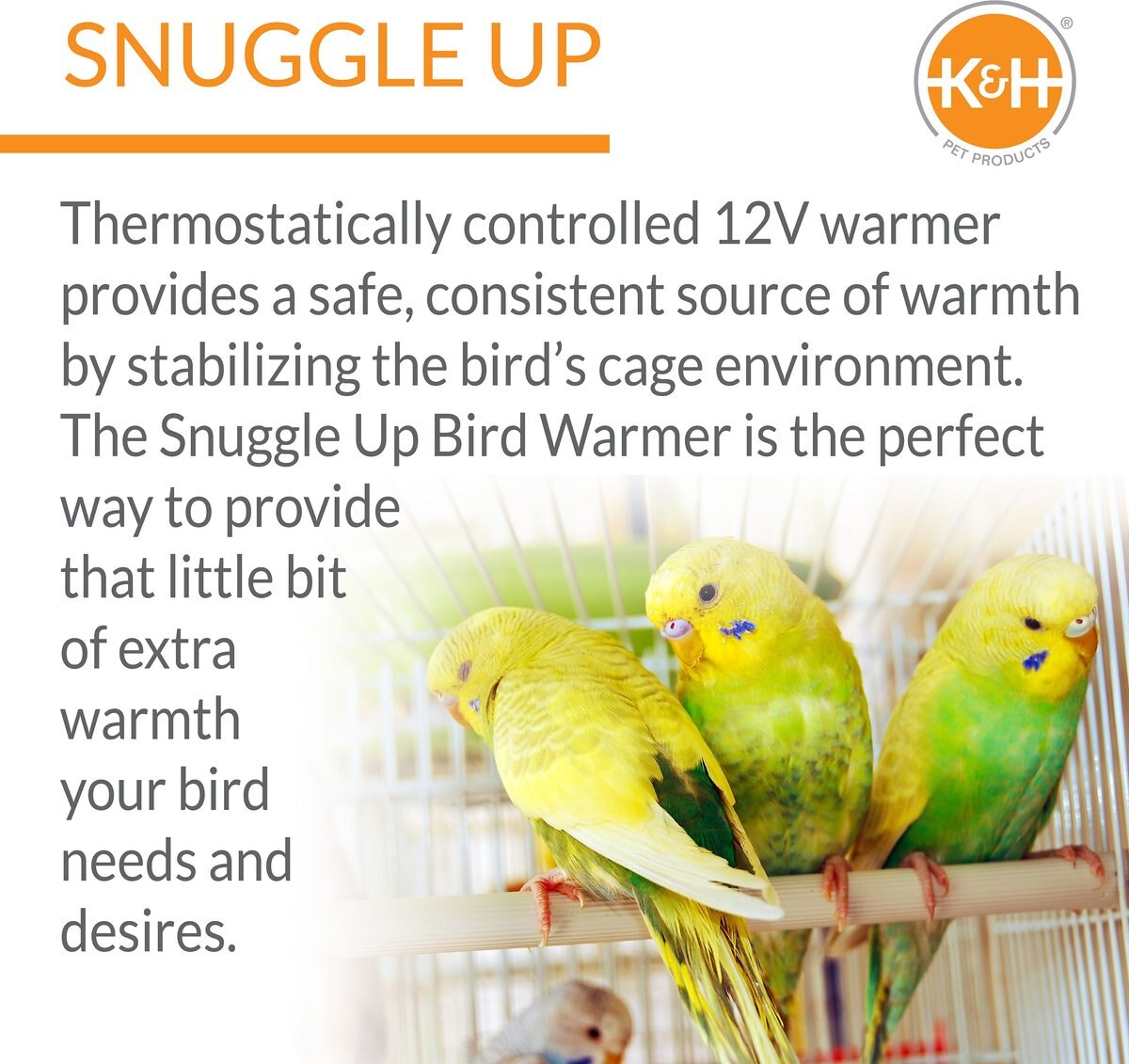 KandH Pet Products Snuggle-Up Bird Warmer