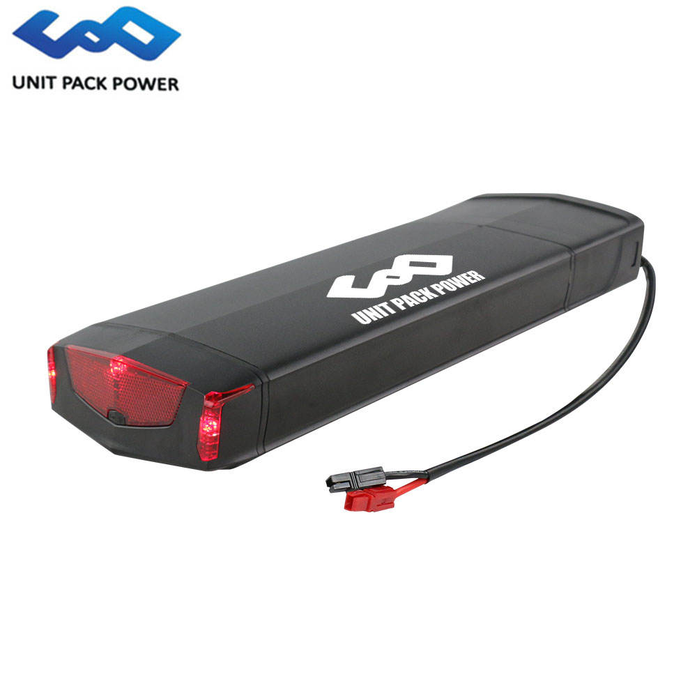 10S4P 36V 10Ah rear rack battery power mountain bike replacement lithium ion battery pack for electric folding bike