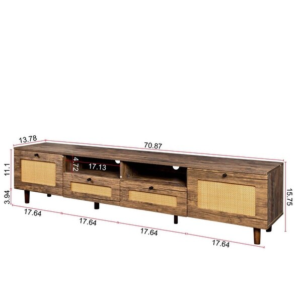 70'' Width Farmhouse TV Stand