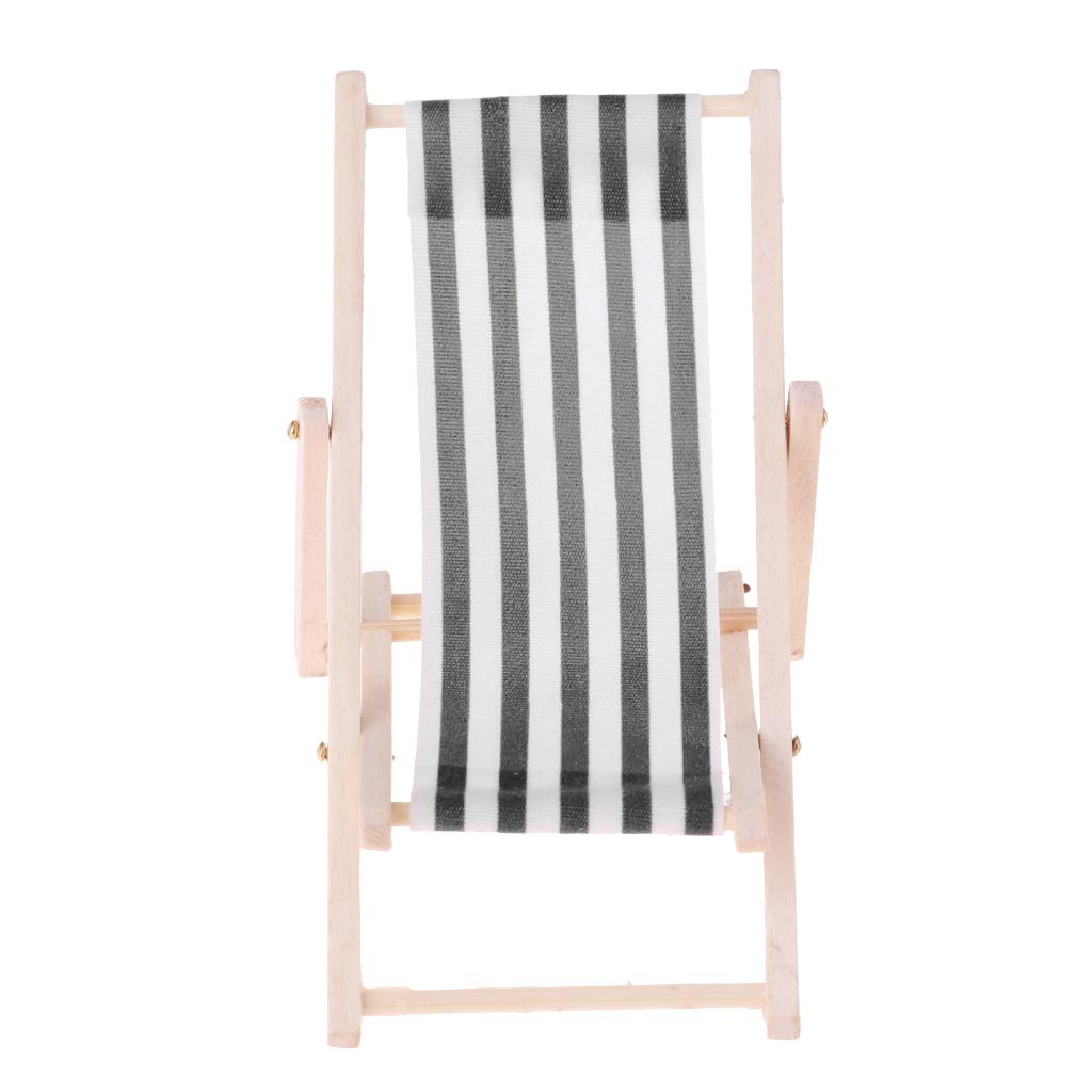 Mini Foldable Wooden Beach Chair Longue Deck Chair Beach Furniture