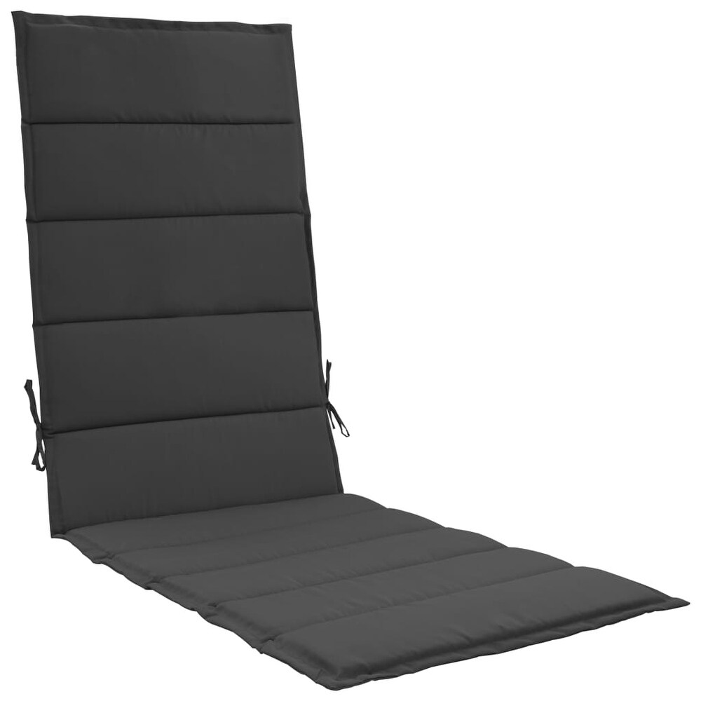 vidaXL Sunlounger Cushion Anthracite 74.8\