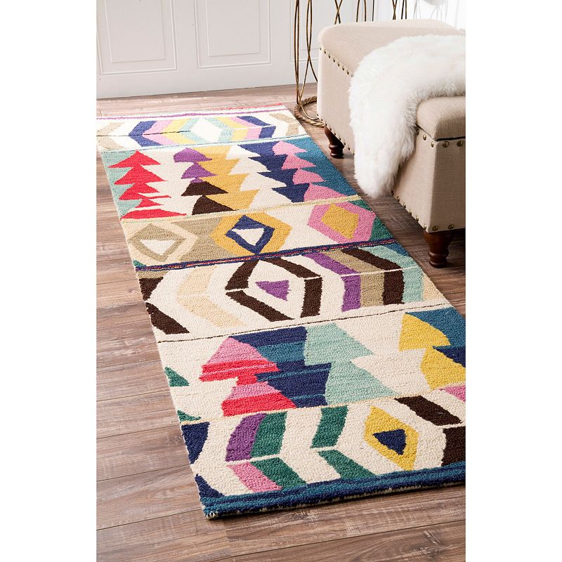 nuLOOM Ofelia Colorful Geometric Rug