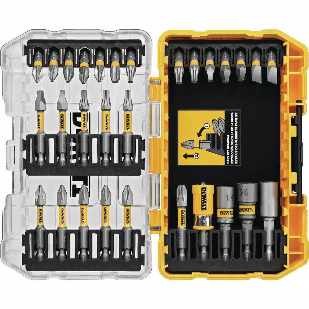 DEWALT MAXFIT Screwdriving Set with Sleeve (30-Piece) and#8211; XDC Depot