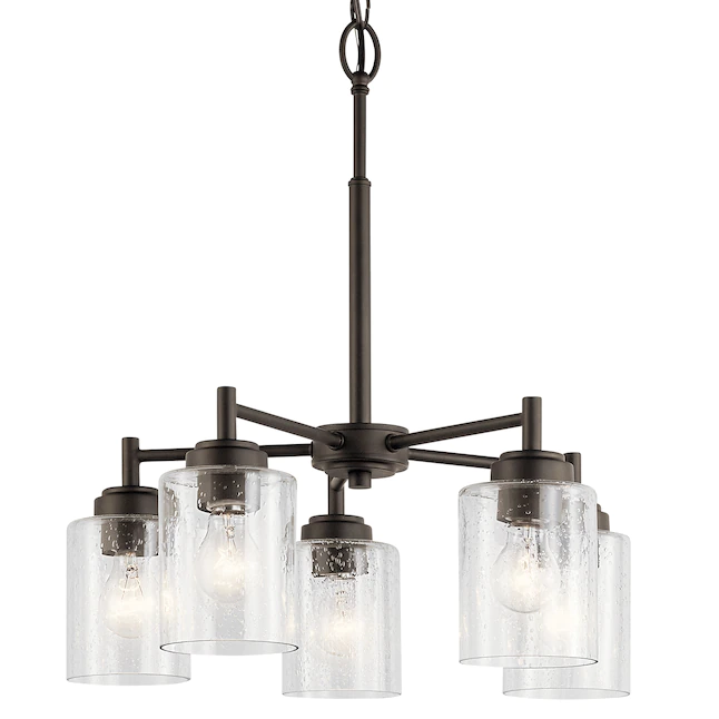 Kichler 44030OZ Winslow 5-Light Olde Bronze Modern/Contemporary Chandelier