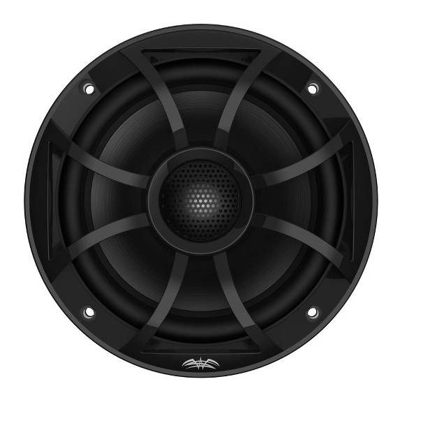 Coaxial Speakers With Black Xs Grille And Cone pair