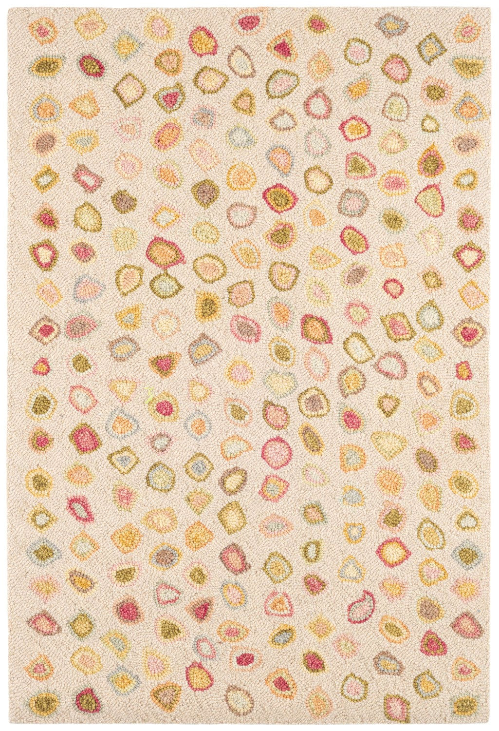 Cat's Paw Pastel Micro Hooked Wool Rug