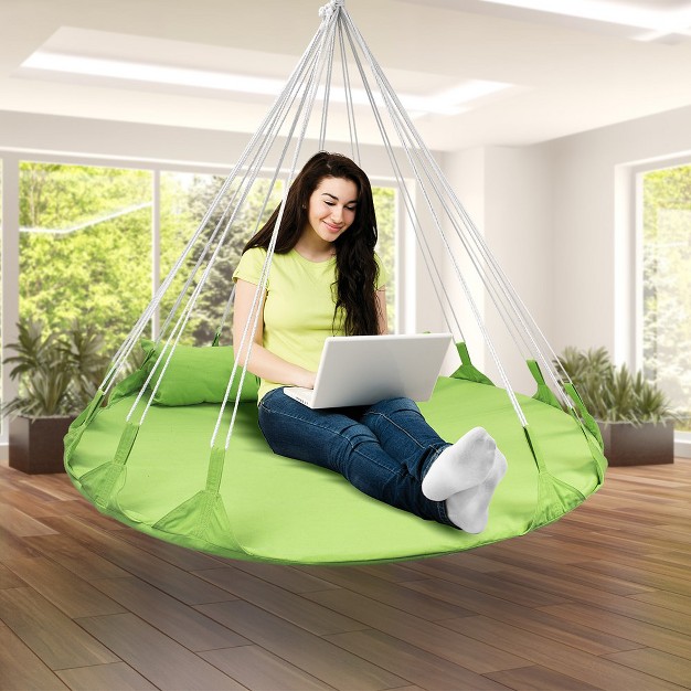 Sorbus Saucer Hanging Swing Nest Green