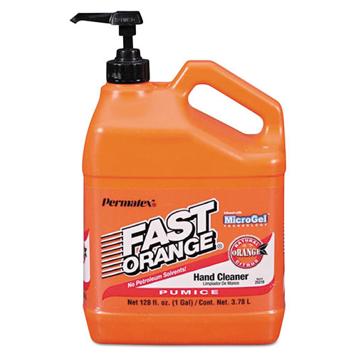 Fast Orange Pumice Hand Cleaner | Citrus Scent， 1 gal Dispenser | ITW25219