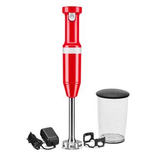 KitchenAid Cordless Variable Speed Passion Red Hand Blender KHBBV53PA