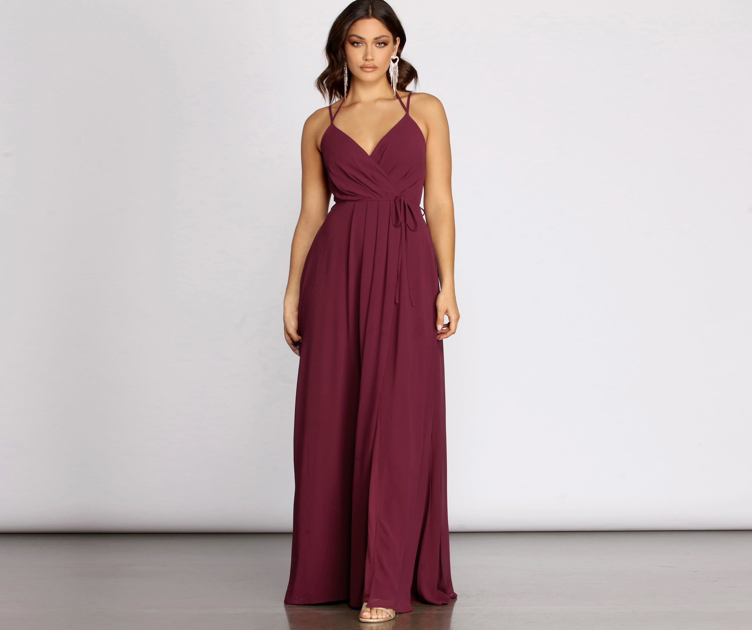 Rylie Chiffon A-Line Gown