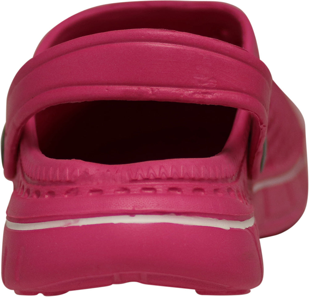 NORTY Womens Clogs Adult Female Ankle Strap Sandals Pink - Runs 2 Sizes Small