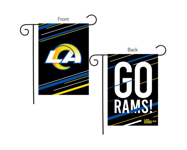 Briarwood Lane Los Angeles Rams Slogan Garden Flag Nfl Licensed 1