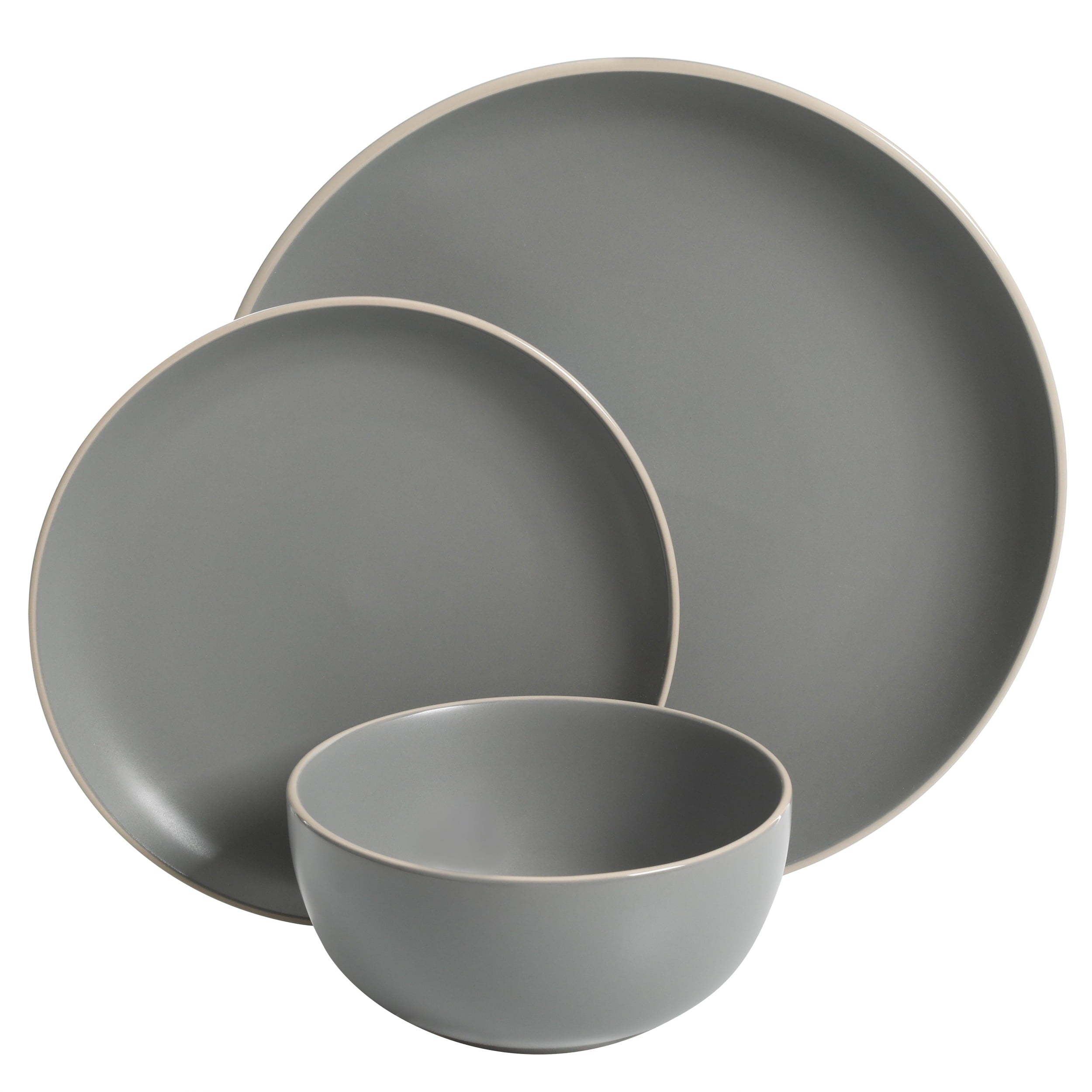 Better Homes and Gardens Zuri Matte 12-Piece Dinnerware Set