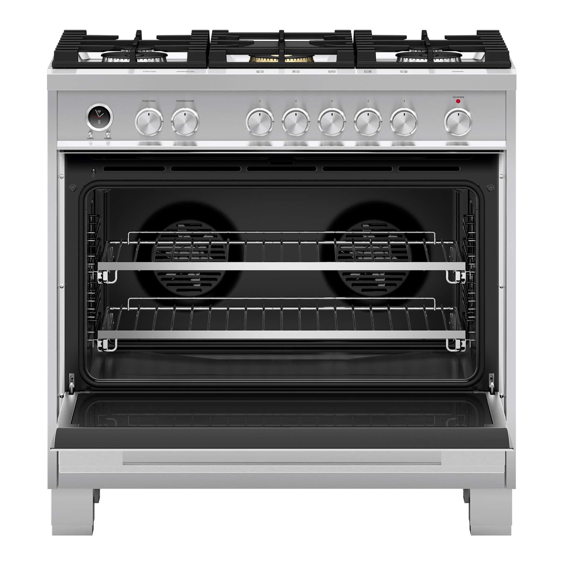 Fisher & Paykel 36-inch Freestanding Dual-Fuel Range with AeroTech? Technology OR36SDG6X1