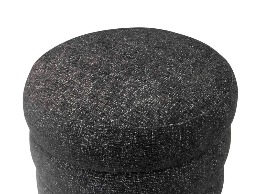 Ladder Tweed Ottoman