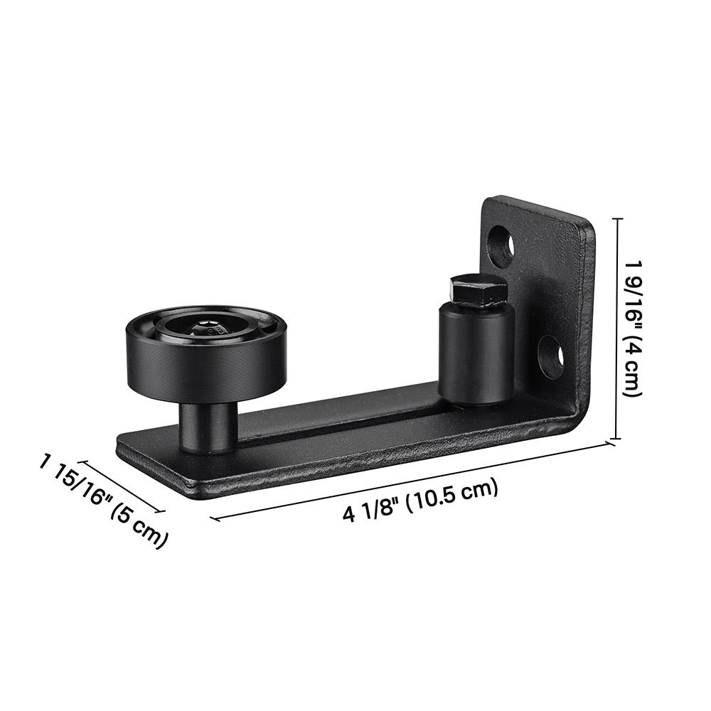 Yescom Adjustable Wall-Mounted Floor Guide Roller for Sliding Barn Door