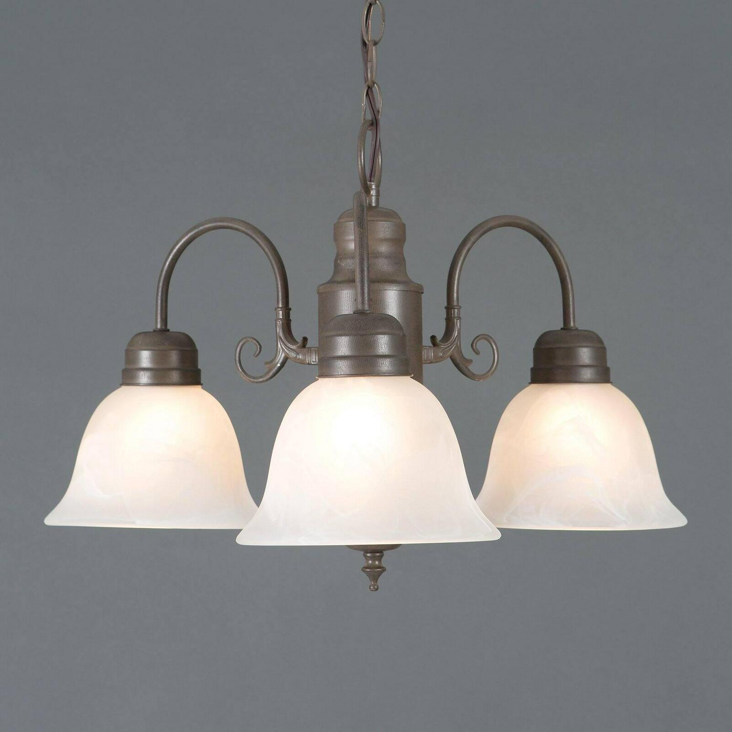 Manzanita Collection Three Light Chandelier