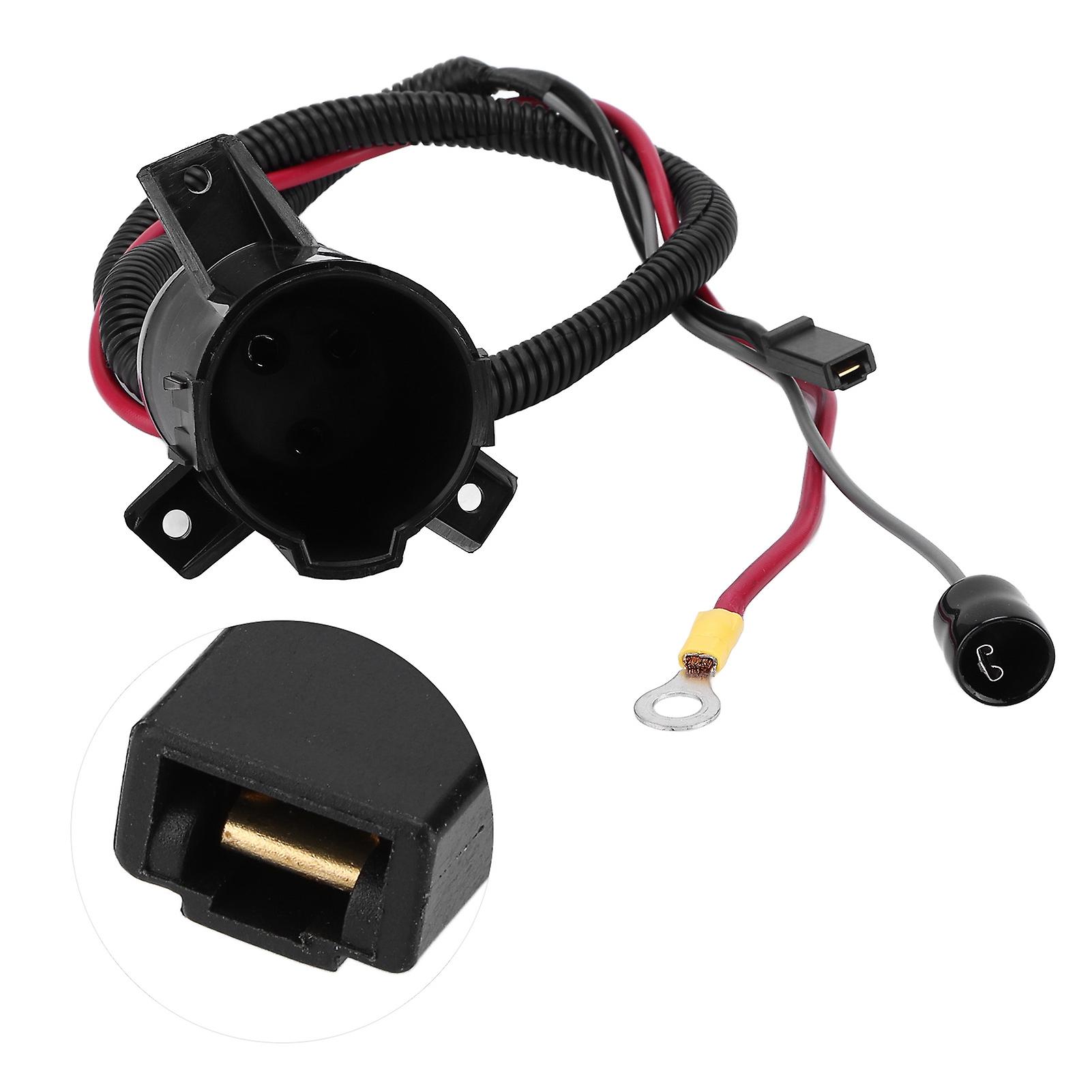 Club Car Charger Receptacle With Harness 103375501 Replacement For Precedent Electric Carts 2004up 48v